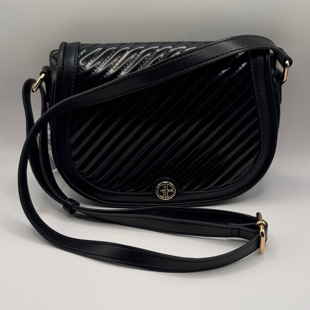 Giani Bernini small Quilted Saddle Crossbody Bag